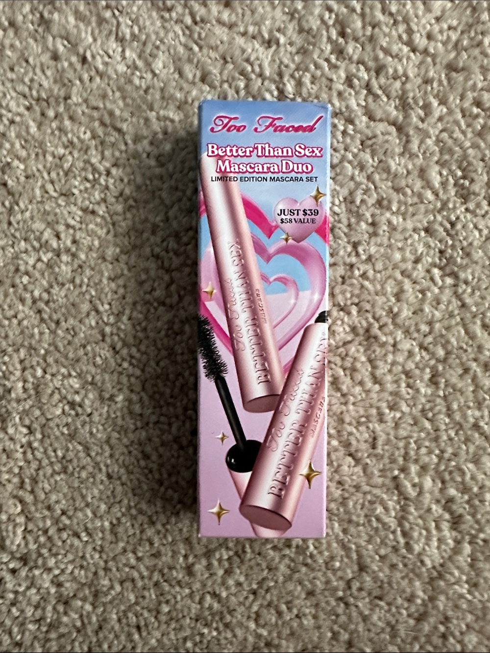 Too Faced Better Than Sex Mascara Duo — Pink Packaging